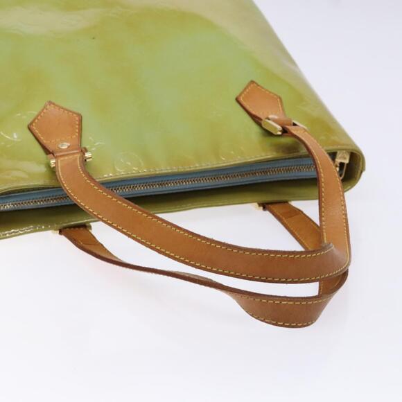 LOUIS VUITTON Monogram Vernis Houston Hand Bag Baby Blue M91005 - Picture 7 of 13